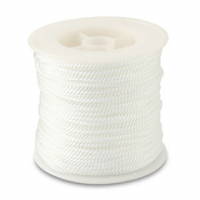 Cord&oacute;n trendy 2mm Blanco