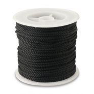 Cord&oacute;n trendy 2mm Negro