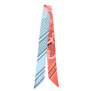 Bandana Pañuelo con estrella Rojo claro-azul claro