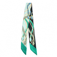 Bandana Pañuelo con serpiente Verde menta-verde-amarillo