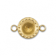 BY31&reg; Entrepieza Acero Inox con engaste para SS29 chat&oacute;n Dorado