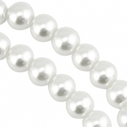 Perlas de cristal 10mm Blanco