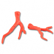 Colgantes acrílicos coral Naranja