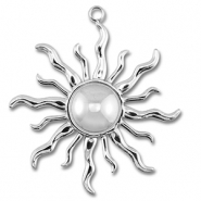 Colgantes Acero Inox sol Plateado