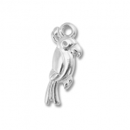 Colgantes Acero Inox papagayo Plateado