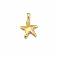 Colgantes metálicos DQ estrella de mar Dorado (sin níquel)