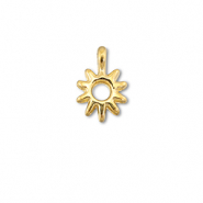 Colgantes metálicos DQ sol Dorado (sin níquel)