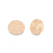 Abalorios de resina rondeles 8mm Melocot&oacute;n claro