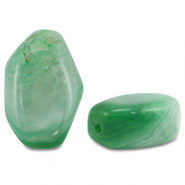 Piedras Naturales abalorios Calcedonia y Cuarzo irregular Verde