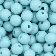 DQ Abalorios acr&iacute;licos 10 mm Azul pastel