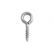 Fornituras Acero Inox perno con anilla Plateado