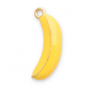 Colgantes Acero Inox banana Dorado-amarillo