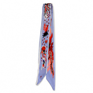Bandana Pañuelo con fénix Azul cielo-rojo-blancuzco