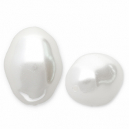 Imitación de perlas de agua dulce Blanco