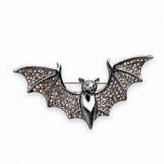 Broches murci&eacute;lago Gris