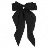 Accesorios para el pelo pinza para pelo con lazo Negro