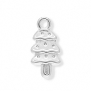 Colgantes Acero Inox árbol navideño Plateado