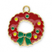 Colgantes Acero Inox guirnalda navideñas Dorado-rojo-verde-amarillo