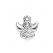 Colgantes Acero Inox ángel Plateado