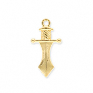 Colgantes Acero Inox daga Dorado