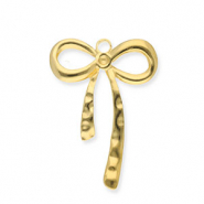 Colgantes Acero Inox lazo Dorado