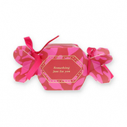 BY31&reg; Cajitas de joyer&iacute;a (regalo) caramelo "Something just for you" Rojo-rosa-dorado-rosa magenta