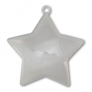 Adorno transparente estrella Transparente