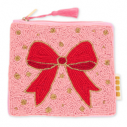 BY31&reg; Neceser lazo Rosa claro-rojo-dorado