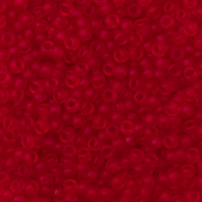 Rocalla Miyuki 11/0 Transparent matte ruby red 11-141F