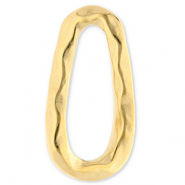 Fornituras Acero Inox entrepieza óvalo Dorado