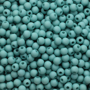 Abalorios acrílicos 4mm Verde aqua