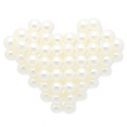 Colgantes llamativos coraz&oacute;n Blanco