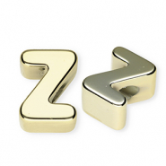 Abalorios alfabeto acrílico letra Z Dorado