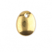 Colgantes Acero Inox óvalo Dorado