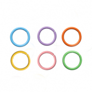 Fornituras met&aacute;licas DQ&reg; anillo 10mm Multicolor