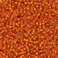Rocalla Miyuki 11/0 Silver Lined Orange 11-0008