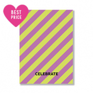 Tarjetas para joyer&iacute;a "Celebrate" Lima-p&uacute;rpura