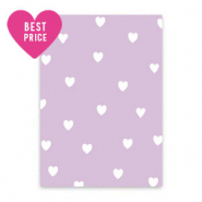 Tarjetas para joyer&iacute;a coraz&oacute;n Lila