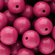 DQ Abalorios acr&iacute;licos 16 mm brillante Rose violet 17-2624 TCX