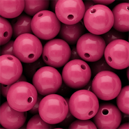 DQ Abalorios acr&iacute;licos 14 mm brillante Rose violet 17-2624 TCX