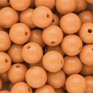 DQ Abalorios acr&iacute;licos 14 mm brillante Chamois orange 15-1145 TCX