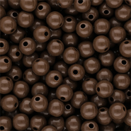 DQ Abalorios acrílicos 8 mm brillante Cappuccino brown 19-1220 TCX