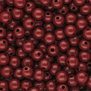 DQ Abalorios acrílicos 8 mm brillante Salsa red 18-1657 TCX