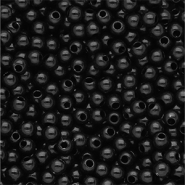 DQ Abalorios acrílicos 4 mm brillante Black