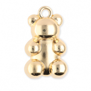 Colgantes metálicos oso Dorado