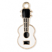 Colgantes metálicos guitarra Dorado-blanco-negro