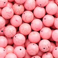 Abalorios de cerámica 16mm Rosa