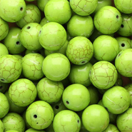 Abalorios de cerámica 16mm Verde
