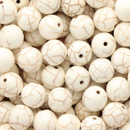 Abalorios de cerámica 12mm Blanco