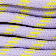 Paracord trendy 10mm Púrpura lavanda-amarillo